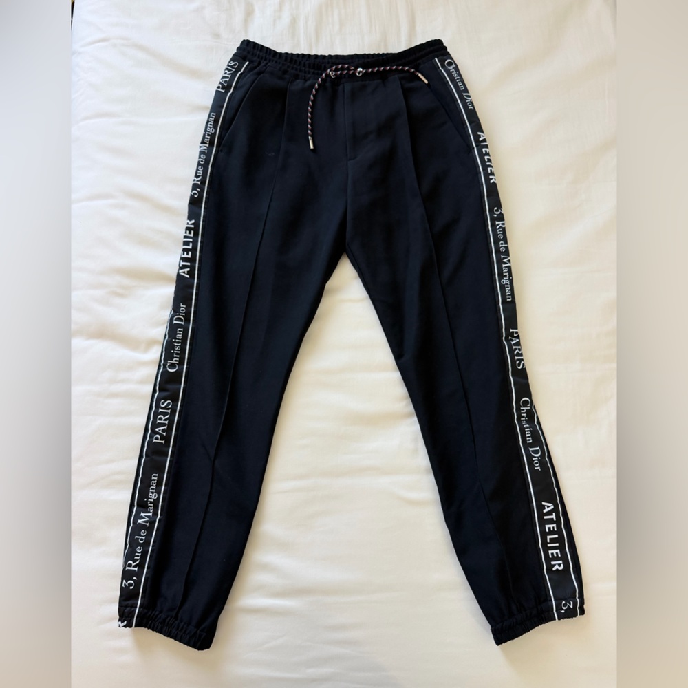 Dior Black Atelier Tape Men’s Joggers